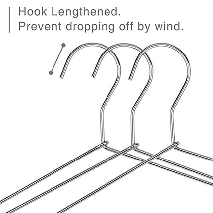 Ankit International Premium Stainless Steel Clothes Hanger | Heavy Duty Rust-Free Metal Hanger