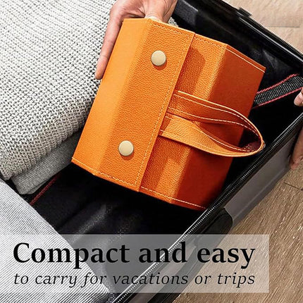 Ankit International Hanging Sunglasses Organizer | Foldable Eyeglasses Storage Case for 5 Glasses | Wall & Wardrobe Hanging Spectacle Holder | Travel Eyewear Organizer