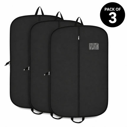 Black Round Chain Coat Cover Pack of 3