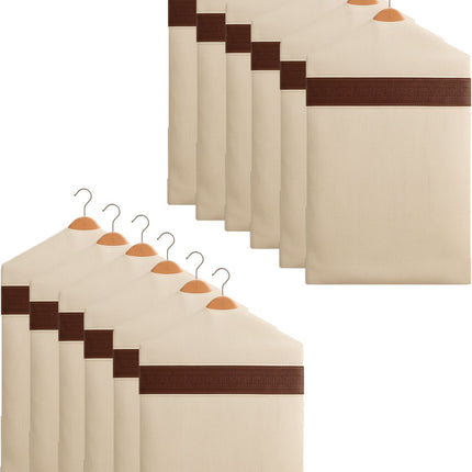 Ankit International Premium Cotton Hanging Saree Organizer for Closet Storage