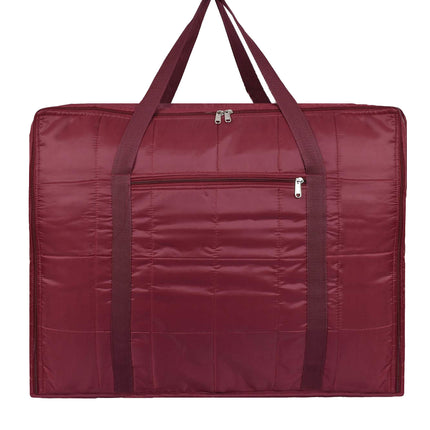 Ankit International Premium Satin Jumbo Clothes Storage Bag with Zipper