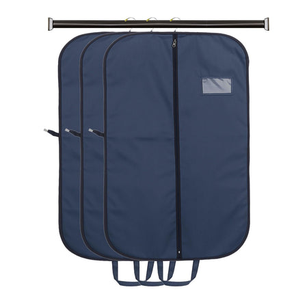 Ankit International Premium Suit Cover with Handles | Heavy Duty Garment Storage Bag with Full Zipper | Dustproof Travel Suit Cover for Coats, Blazers, Sherwanis, Sarees & Dresses Blue