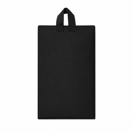 Ankit International Non-Woven Shoe Cover Bag with Handle & Zipper | Travel Shoe Organizer | Dustproof Footwear Storage Bag | Reusable Shoe Storage Pouch for Men & Women Black