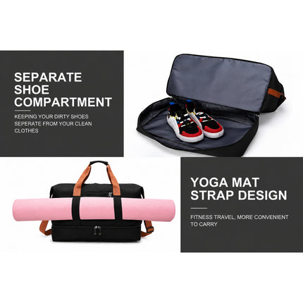Ankit International Large Travel Duffle Bag with Shoe Compartment | Waterproof Weekender Gym Bag | Overnight Luggage for Men & Women
