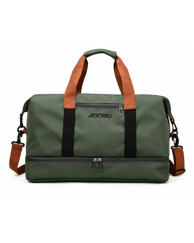 Ankit International Large Travel Duffle Bag with Shoe Compartment | Waterproof Weekender Gym Bag | Overnight Luggage for Men & Women