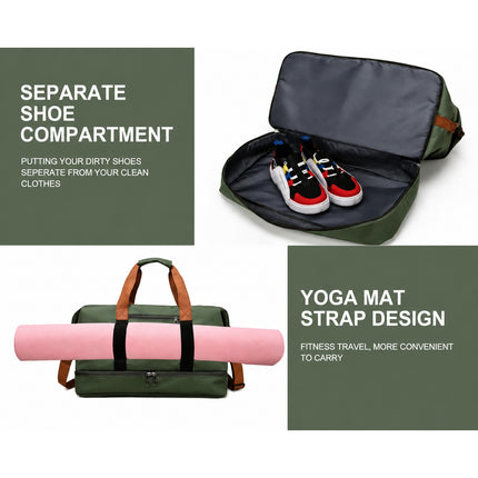 Ankit International Large Travel Duffle Bag with Shoe Compartment | Waterproof Weekender Gym Bag | Overnight Luggage for Men & Women