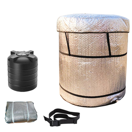 Ankit International Water Tank Cover – Heavy Duty Waterproof UV Protection Tank Cover with Zipper, Dustproof & Weather Resistant Water Tank Protector for Outdoor Use