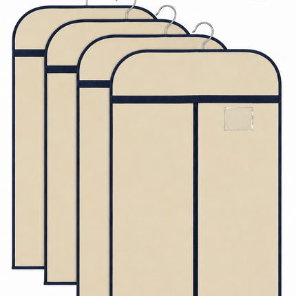 Beige flap coat cover pack of 04