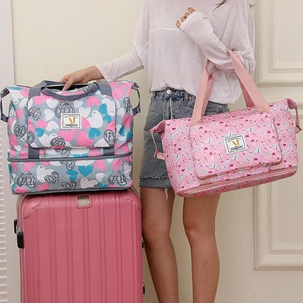 Duffle Bag with Butterfly Design