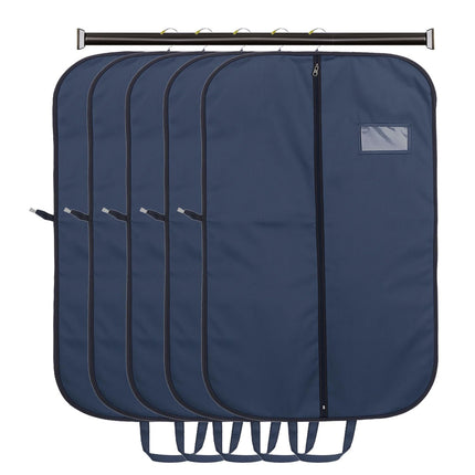 Ankit International Premium Suit Cover with Handles | Heavy Duty Garment Storage Bag with Full Zipper | Dustproof Travel Suit Cover for Coats, Blazers, Sherwanis, Sarees & Dresses Blue