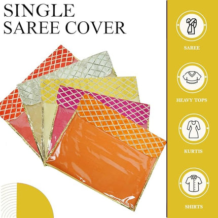 Transparent Single Saree Cover Bag