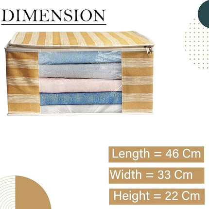 Saree Cover with Striped Design