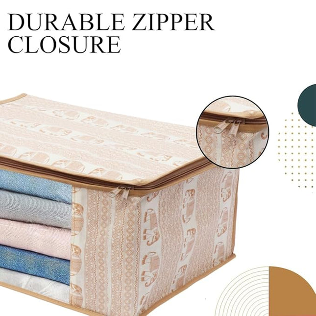 Saree Cover with Elephant Print Design