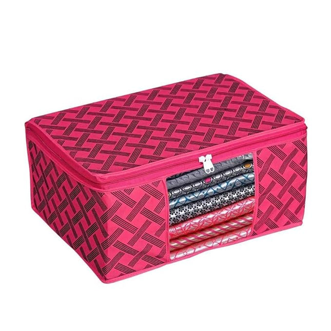 Saree Cover with Geometric Design