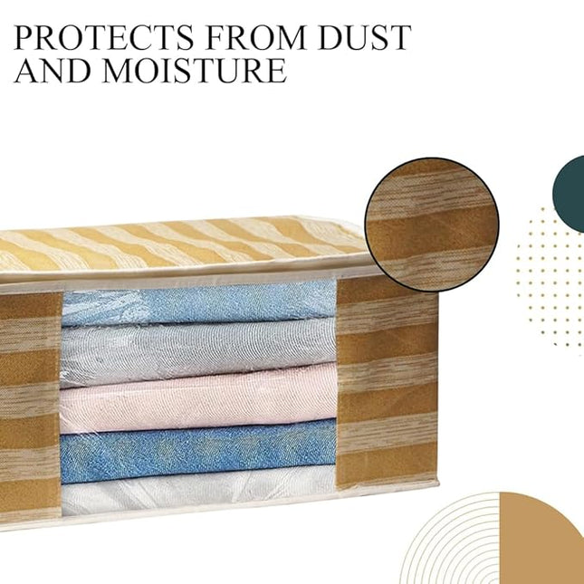 Saree Cover with Striped Design