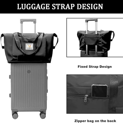 Travel Duffle Bag- Black