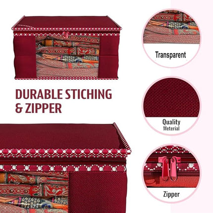 Saree Cover - Maroon