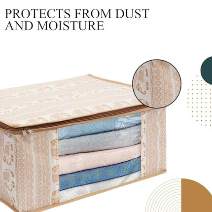 Saree Cover with Elephant Print Design