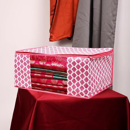 Saree Cover with Paan Design