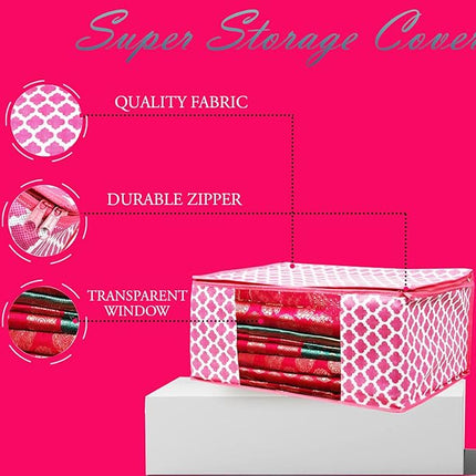 Saree Cover with Paan Design