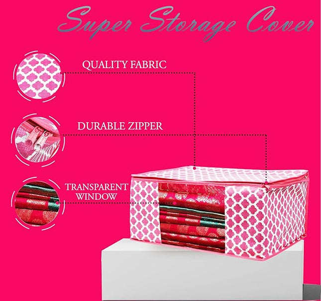 Saree Cover with Paan Design