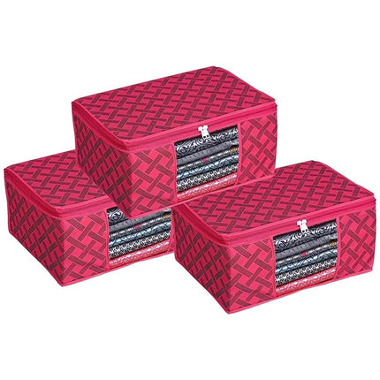 Saree Cover with Geometric Design