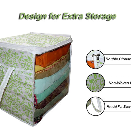 Garments Protector/ Saree Cover with Floral Design