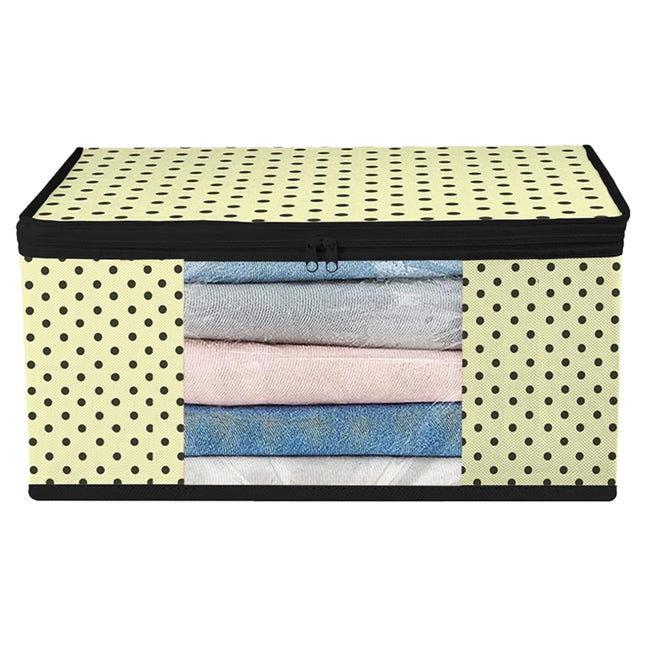 Woven Saree Cover - Yellow