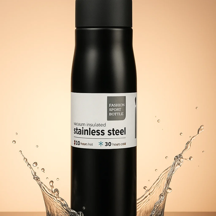 Ankit International Vacuum Insulated Stainless Steel Water Bottle | Leakproof Double Wall Thermos Flask | Hot & Cold Bottle for Office, Gym & Travel