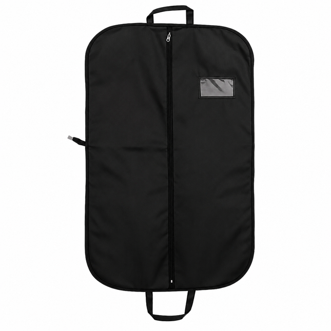Ankit International Premium Suit Cover with Handles | Heavy Duty Garment Storage Bag with Full Zipper | Dustproof Travel Suit Cover for Coats, Blazers, Sherwanis, Sarees & Dresses Balck