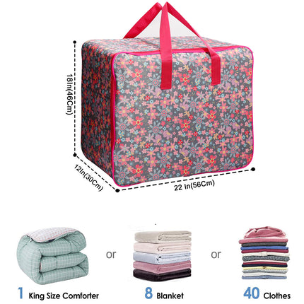 Ankit International Polyester Jumbo Saree Cover for Wardrobe Storage with Zip