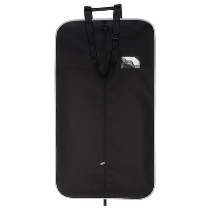 Ankit International Premium Garment Cover – Suit, Blazer, Coat & Sherwani Storage Bag with Full-Length Zipper, Carry Handles & ID Window | Travel & Wardrobe Organizer (Black)