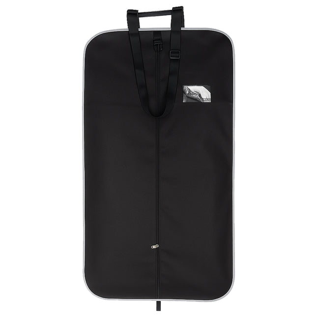 Ankit International Premium Garment Cover – Suit, Blazer, Coat & Sherwani Storage Bag with Full-Length Zipper, Carry Handles & ID Window | Travel & Wardrobe Organizer (Black)