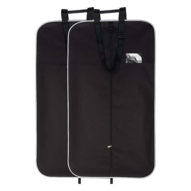 Ankit International Premium Garment Cover – Suit, Blazer, Coat & Sherwani Storage Bag with Full-Length Zipper, Carry Handles & ID Window | Travel & Wardrobe Organizer (Black)