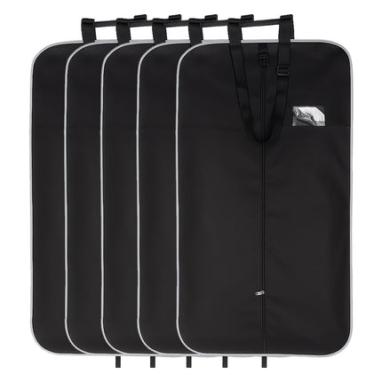 Ankit International Premium Garment Cover – Suit, Blazer, Coat & Sherwani Storage Bag with Full-Length Zipper, Carry Handles & ID Window | Travel & Wardrobe Organizer (Black)