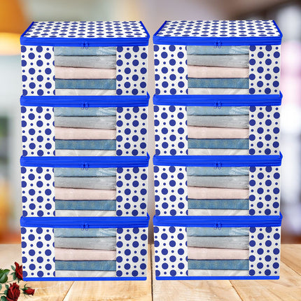 Saree Cover with Blue Bindi Design