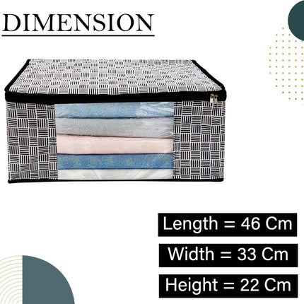 Saree Cover with Check Mate Design