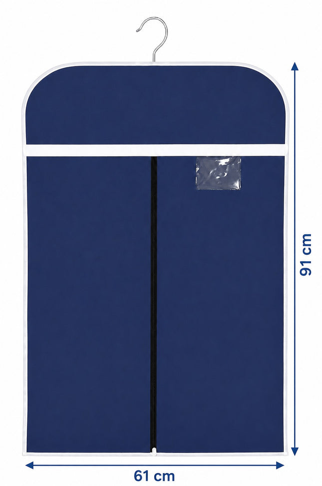 Blue flap coat cover
