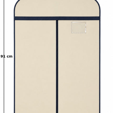 Beige flap coat cover 