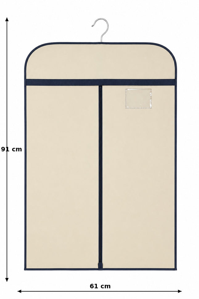 Beige flap coat cover 