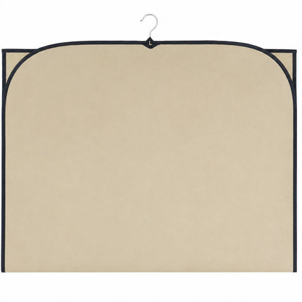 Beige flap coat cover 