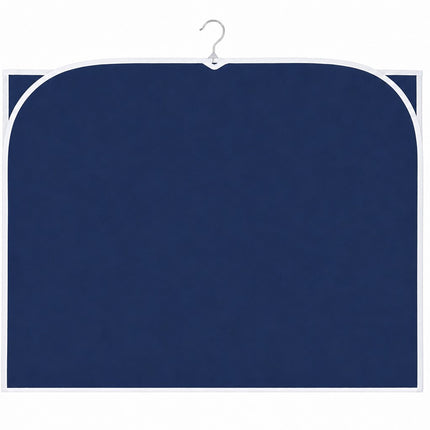 Blue flap coat cover