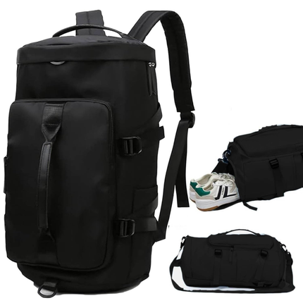 Ankit International Black Travel Backpack | Large Capacity Laptop Backpack | Waterproof Rucksack for Office, College, Business & Travel