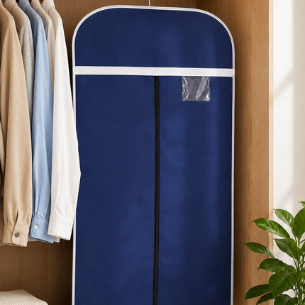 Blue flap coat cover